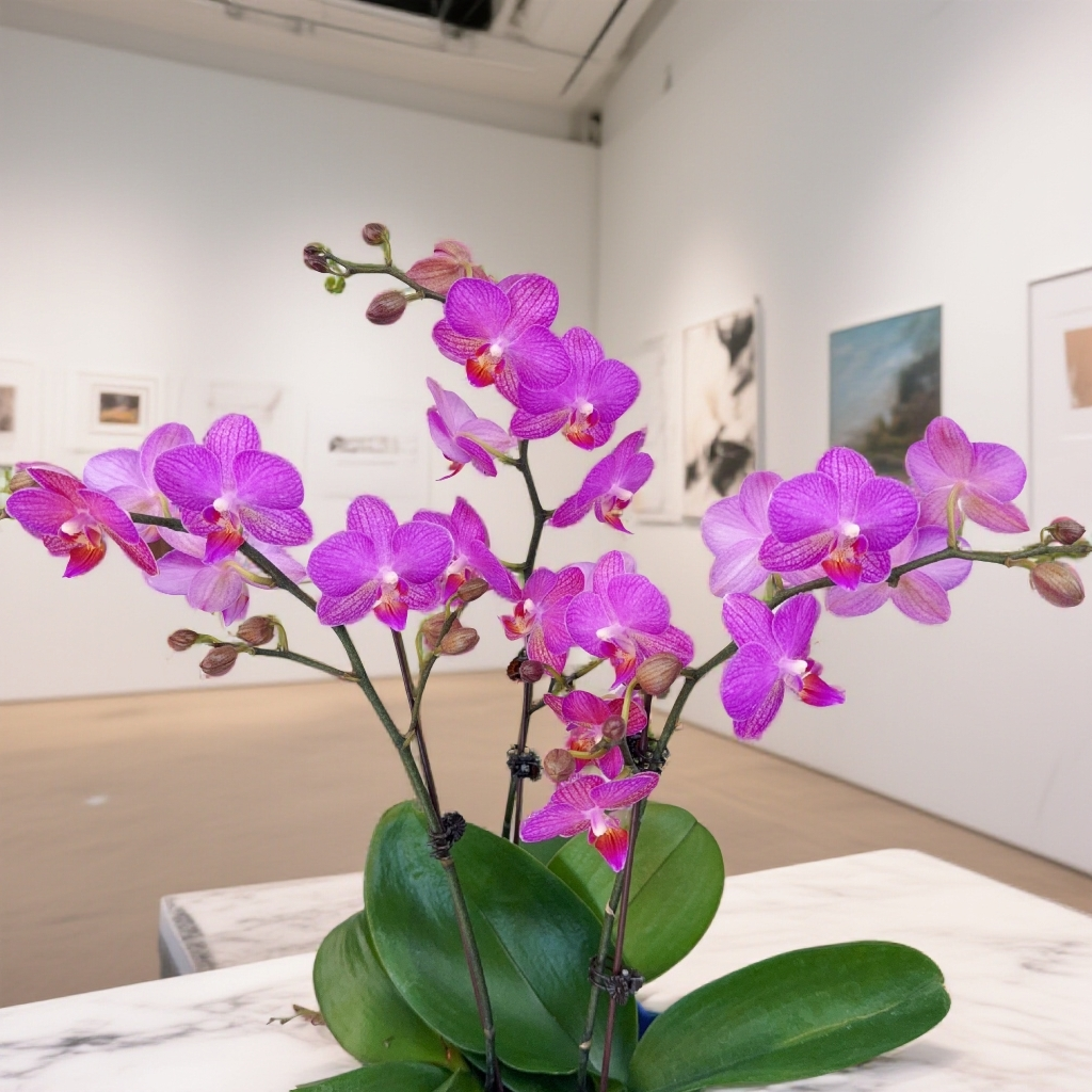 02【好运精灵】高端精品蝴蝶兰室内盆栽/家庭花卉/办公室桌台花