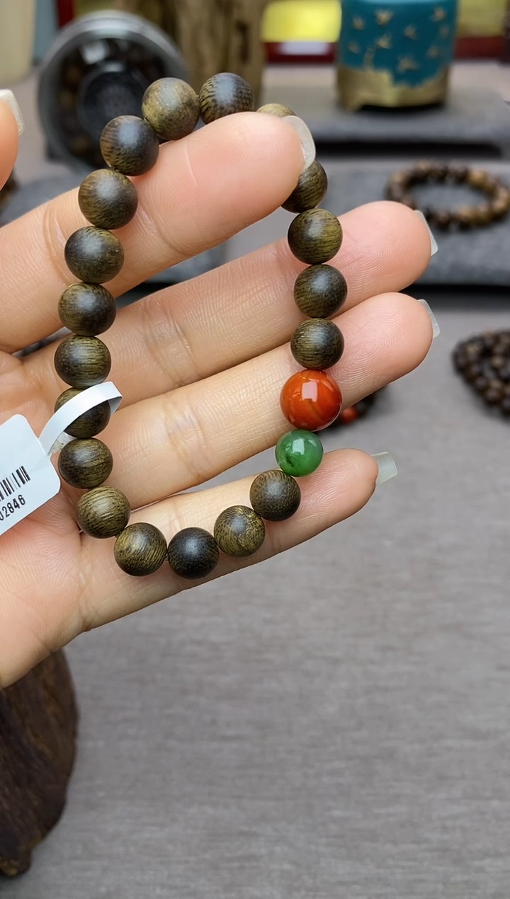 【闪购商品】沉香手串黄棋楠沉水08老料＋配饰设计