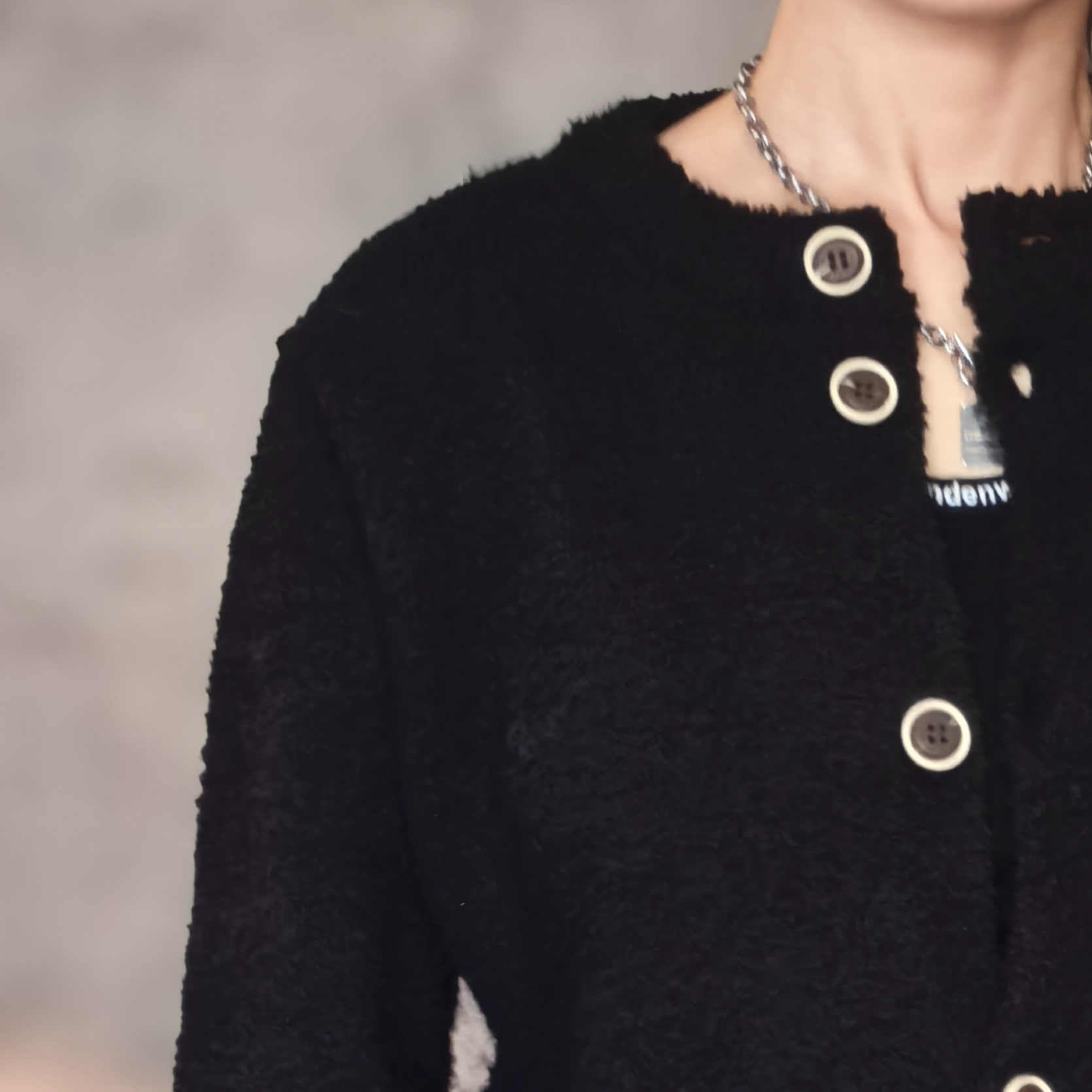 【万万专属】秋冬新款通用休闲男女百搭宽松提花针织衫W0038