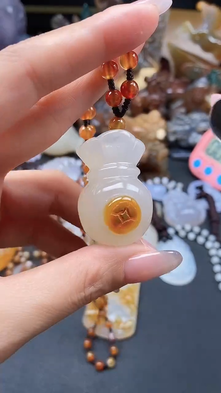 【闪购商品】玛瑙/玉髓颈饰未镶嵌dd