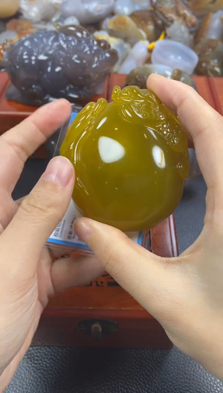 未镶嵌手把玛瑙/玉髓c*s1