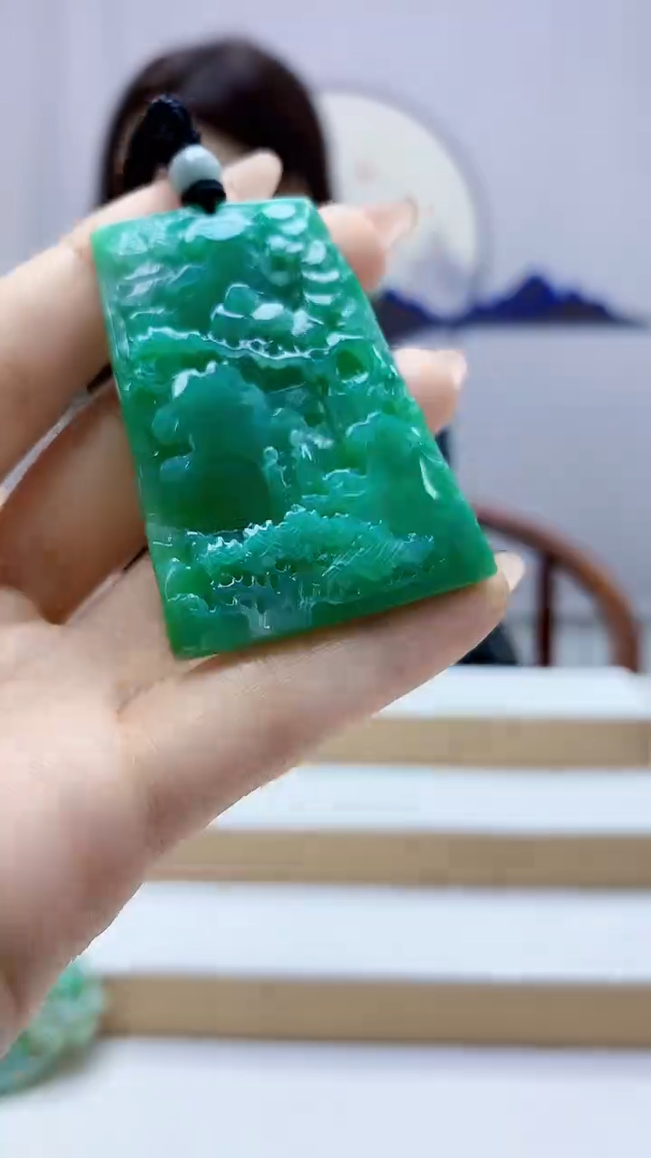 未镶嵌定制翡翠4829ty-毛货挂件81