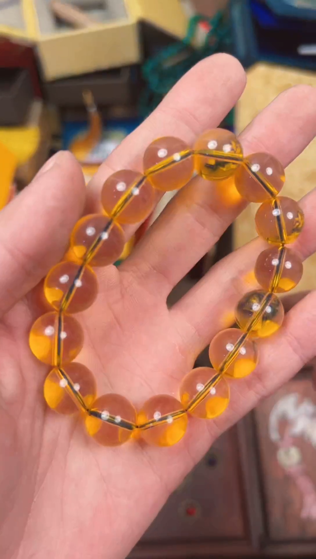 【闪购商品】琥珀手链未镶嵌好运来直播间专属链接