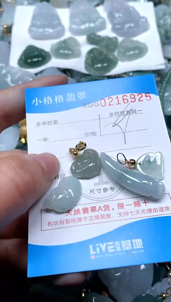 【闪购商品】翡翠颈饰未镶嵌闪购商品0216925