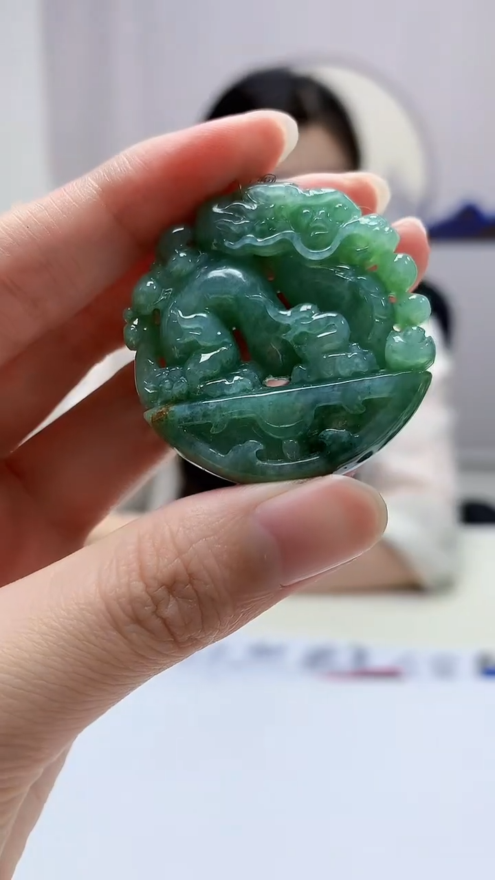 定制翡翠未镶嵌0405zm-毛货挂件61