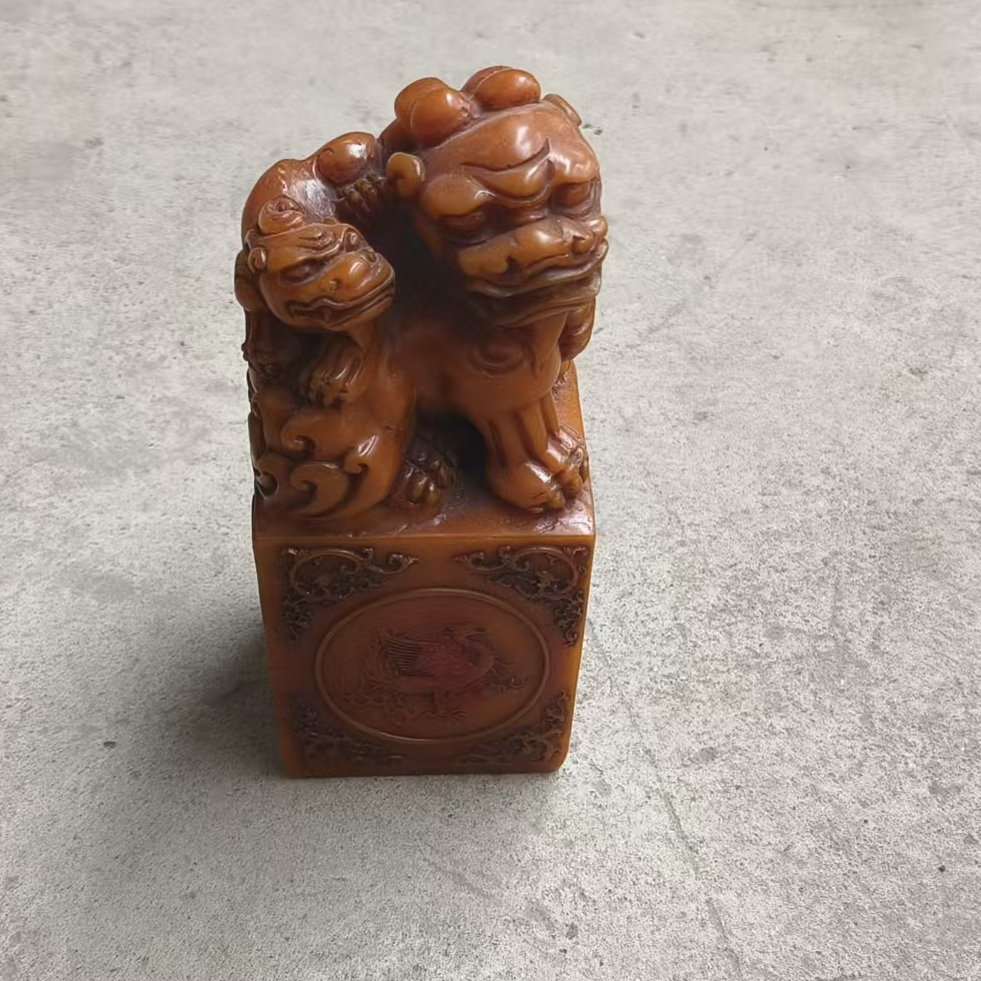 精品摆件双头大印