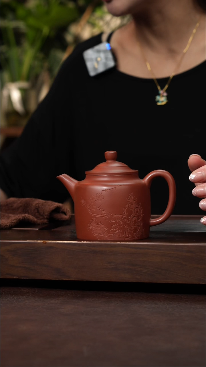 茶壶紫砂红清水紫砂壶200cc左右