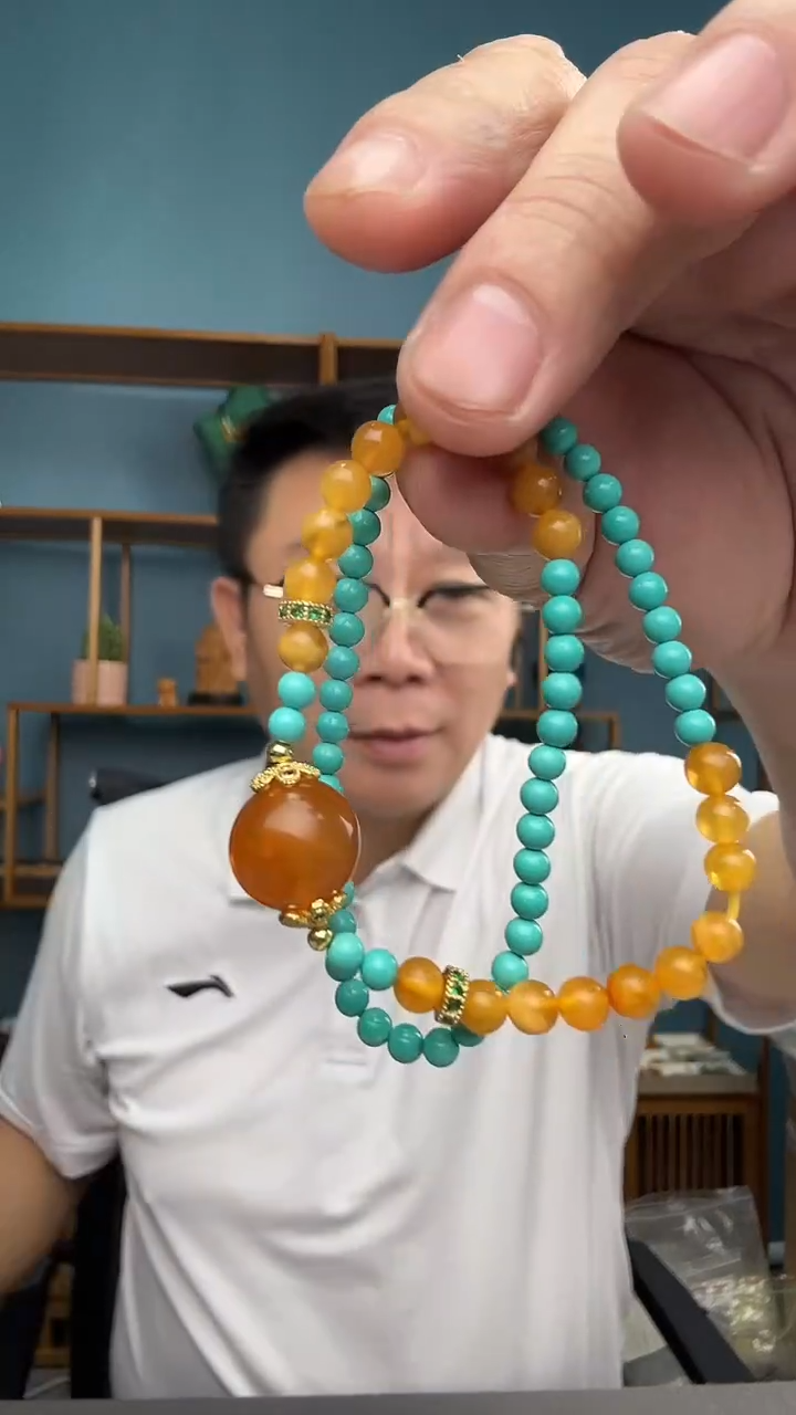 未镶嵌琥珀裸石38（有瑕介意勿拍）