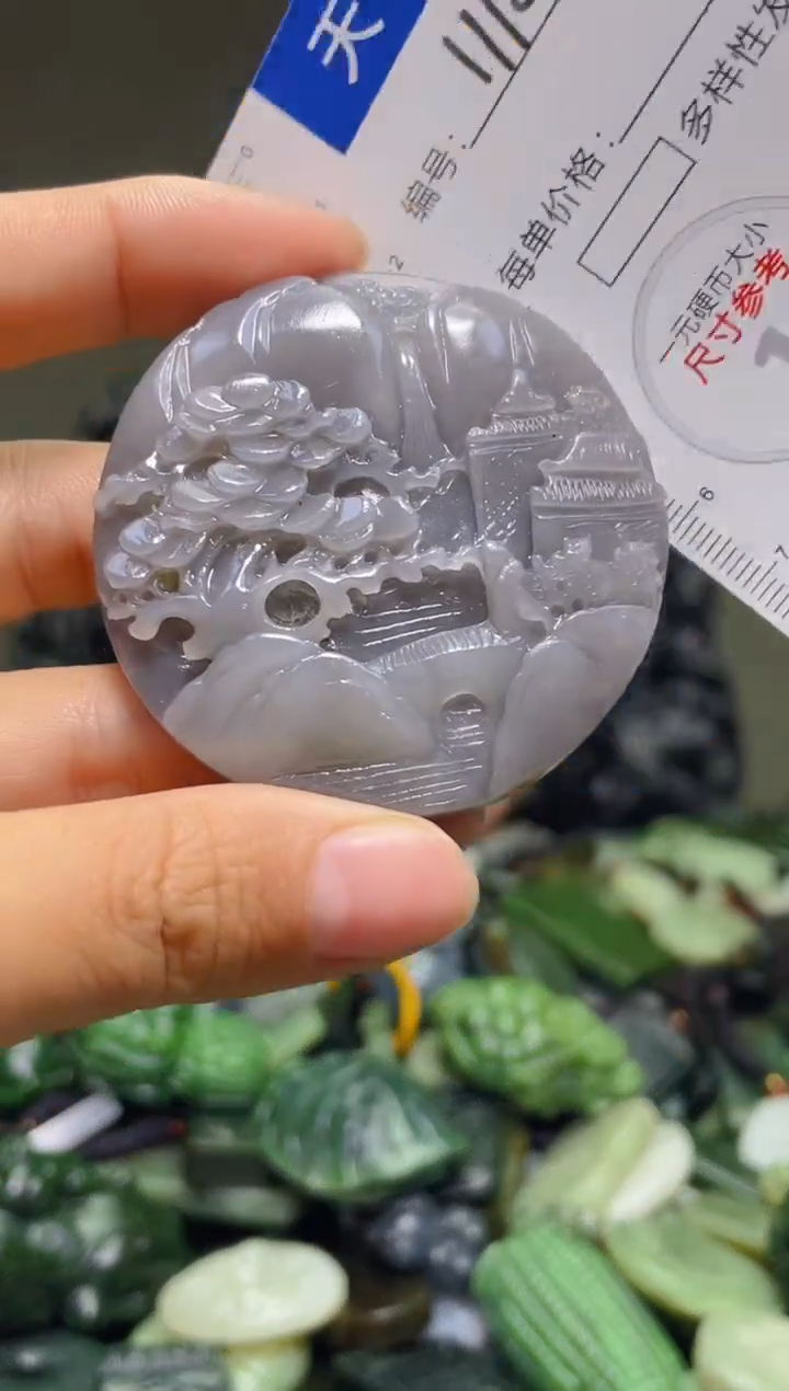 颈饰未镶嵌和田玉1119