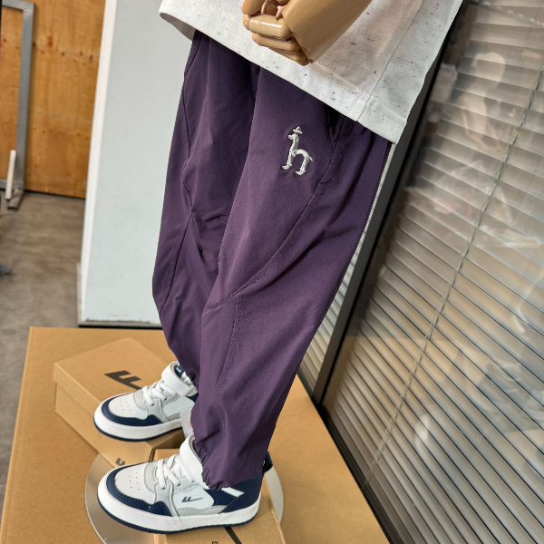 （H狗）602 潮牌童装速干裤！小狗裤子街头风运动裤男女童同款