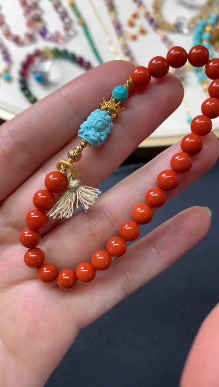 【闪购商品】南红玛瑙手链未镶嵌Z11|1280