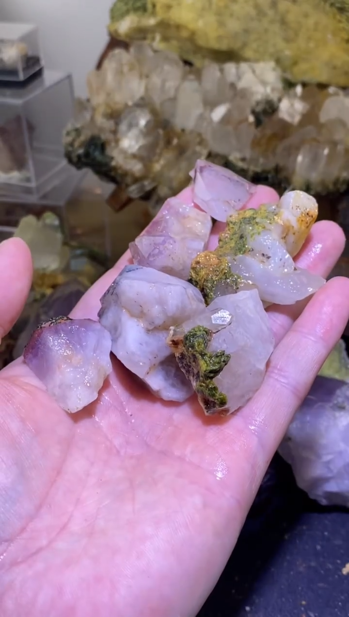 未镶嵌珠宝半成品水晶95号6颗