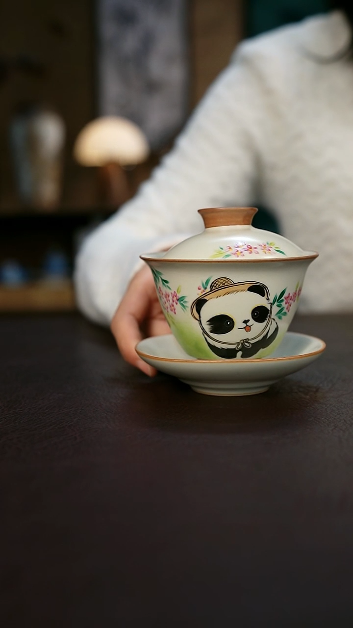 【闪购商品】景德镇陶瓷杯碗柴烧多人