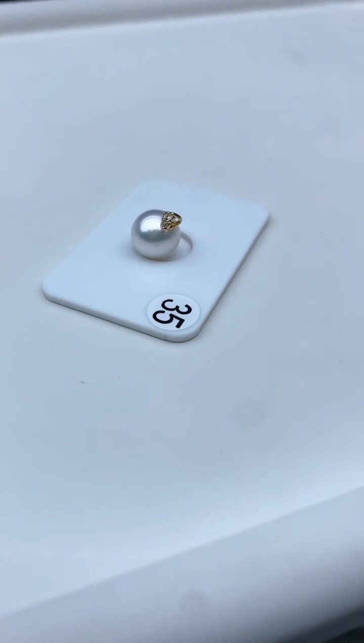 【闪购商品】海水珍珠颈饰18K金镶嵌10-11mm