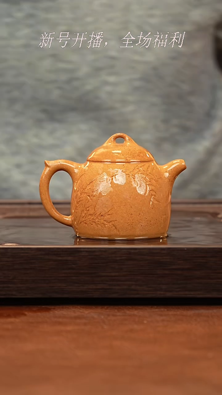 茶壶紫砂24y10黄金段秦权180cc