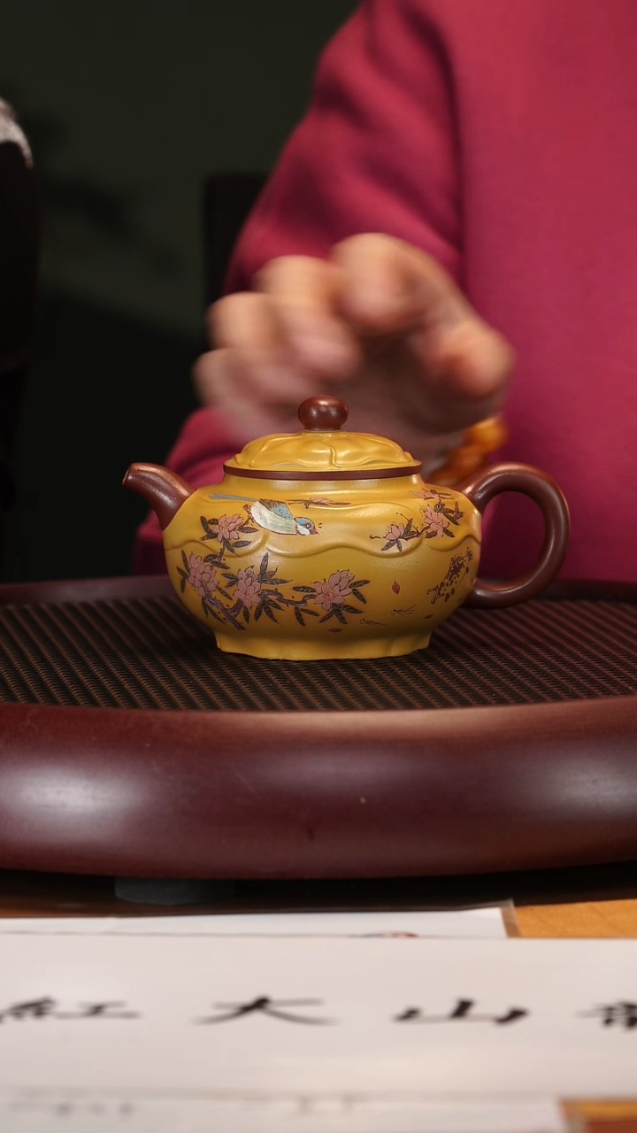 【闪购商品】紫砂茶壶2-91ZXJ春色龙山大红泥280cc