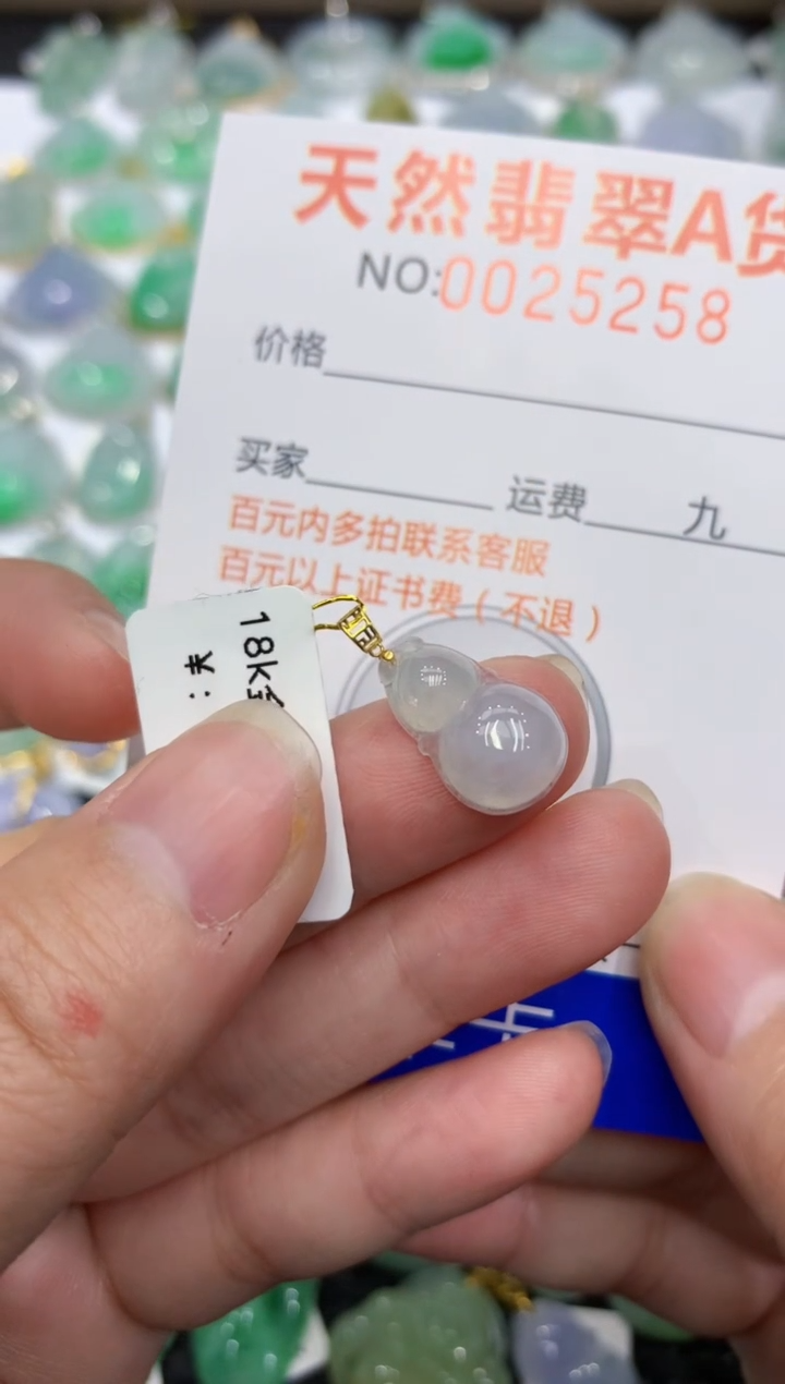 【闪购商品】翡翠颈饰18K金镶嵌111111111111