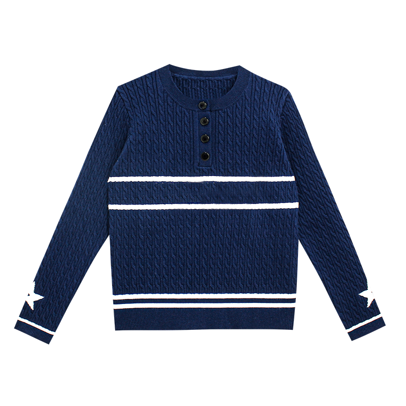 2025春季新款针织衫休闲百搭上衣202510F085