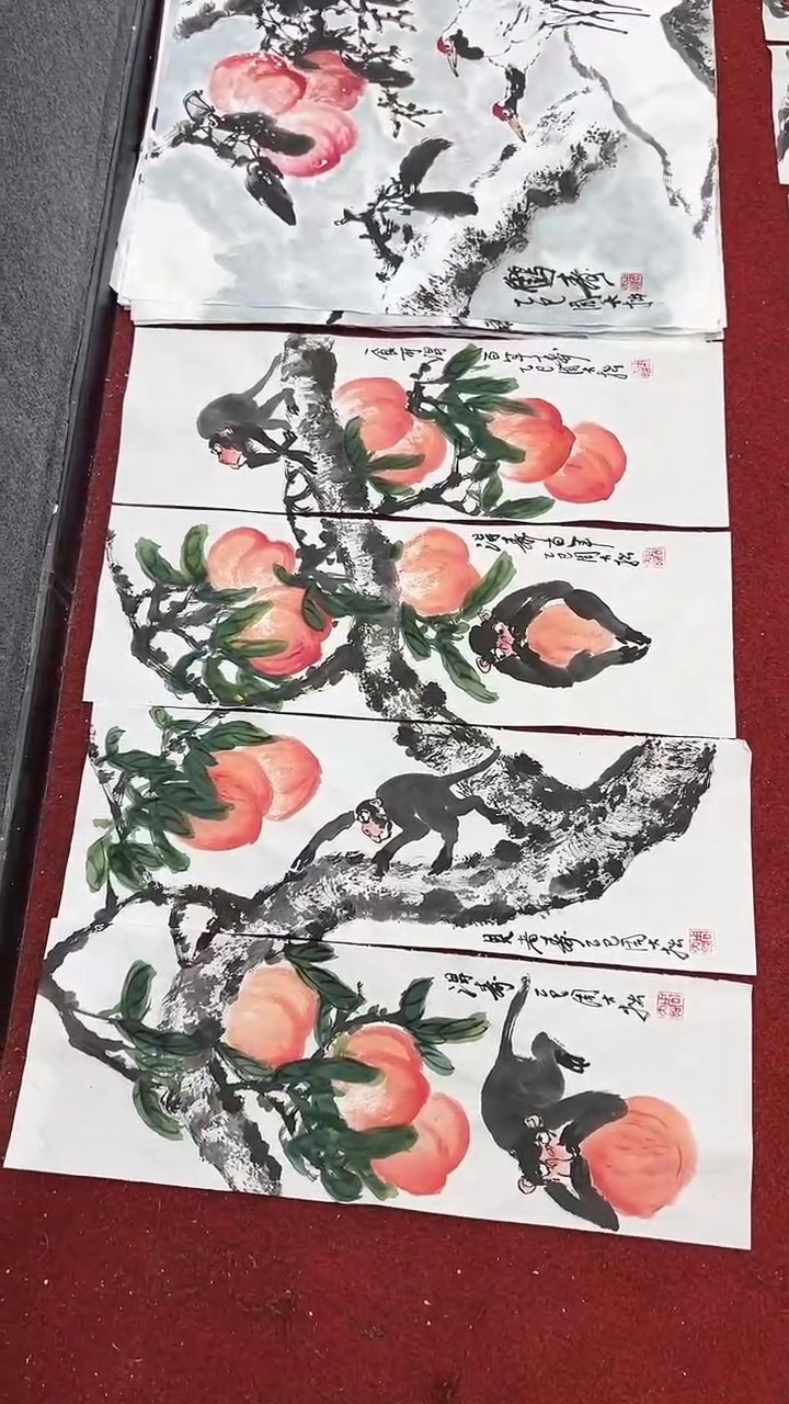 国画周大拙/国画/花鸟