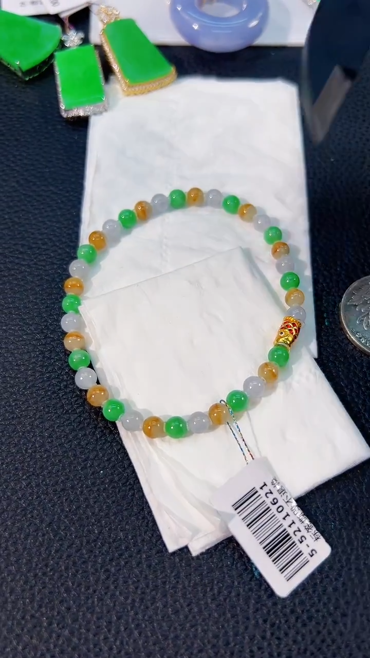 颈饰未镶嵌翡翠 缅料A货/支持复检/一件