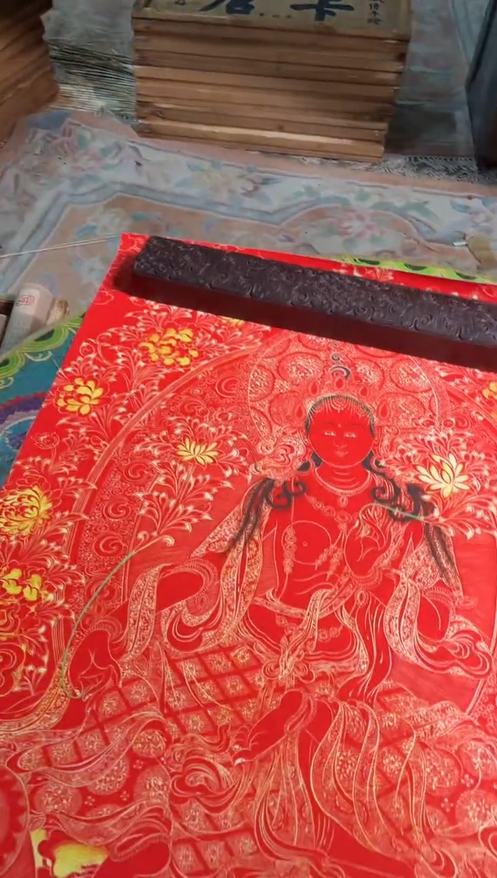 卷轴画天天的唐卡tk160