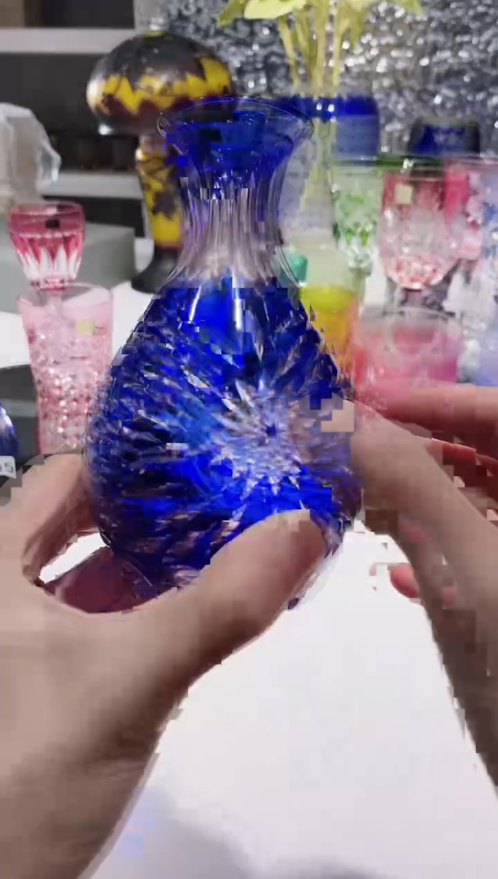 【闪购商品】水晶玻璃无手柄款654烟花小酒壶微瑕