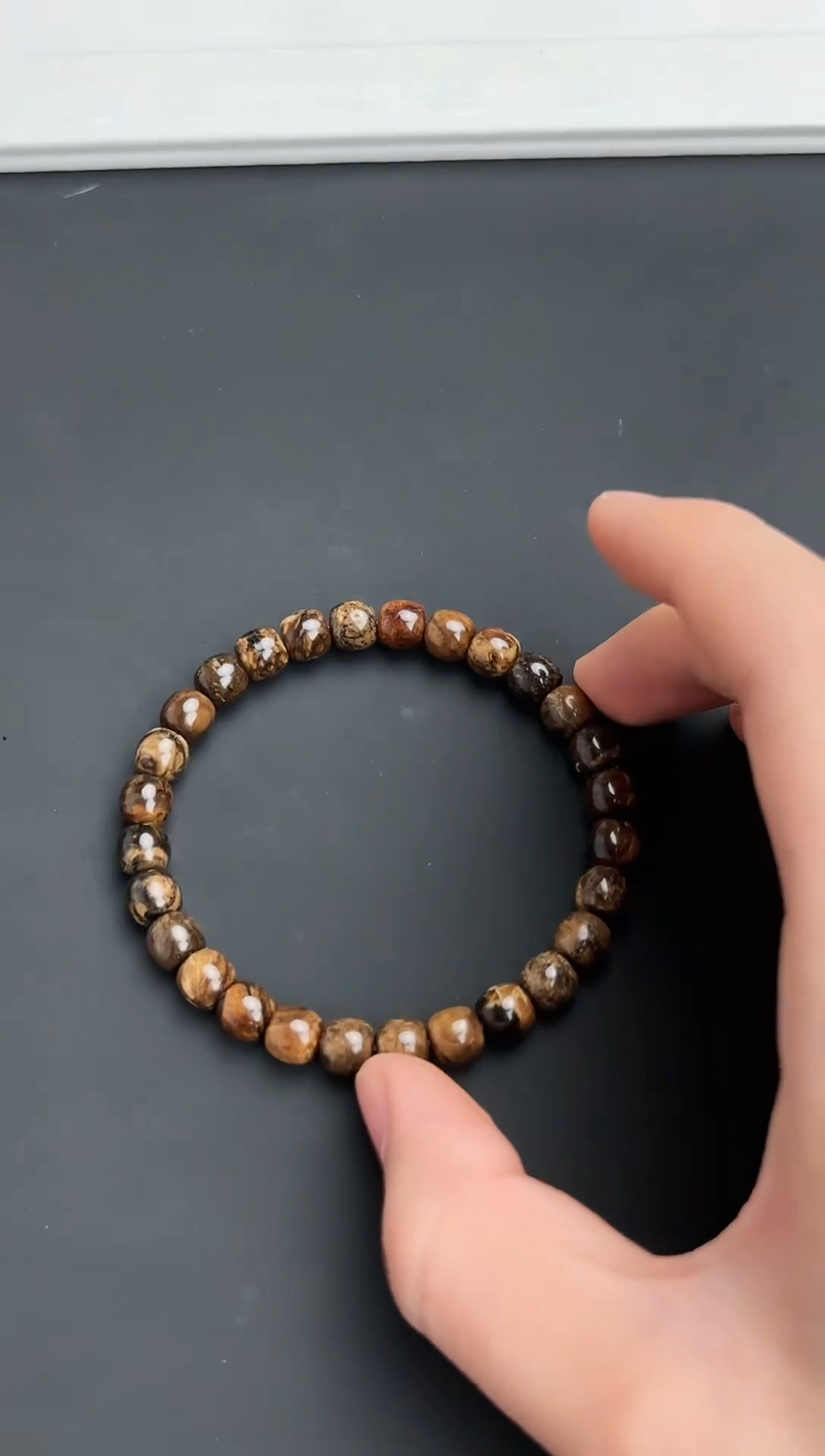 【闪购商品】琥珀裸石未镶嵌根珀手串7.5mm