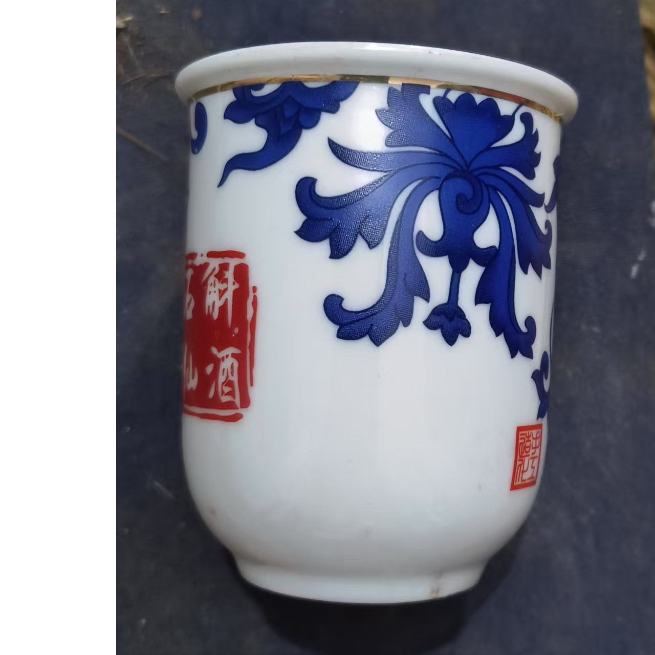 景德镇现代陶瓷主人杯青花杯茶周边摆件代拍链接