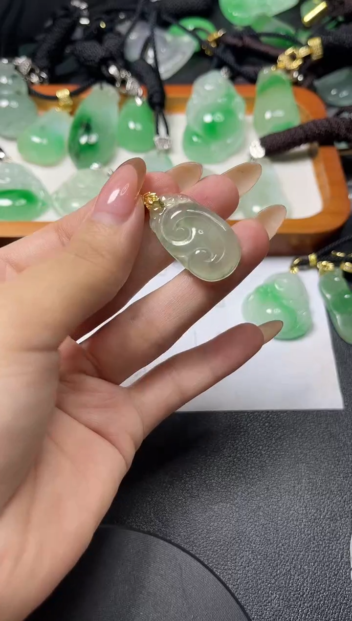颈饰未镶嵌翡翠所见即所得 一图一物