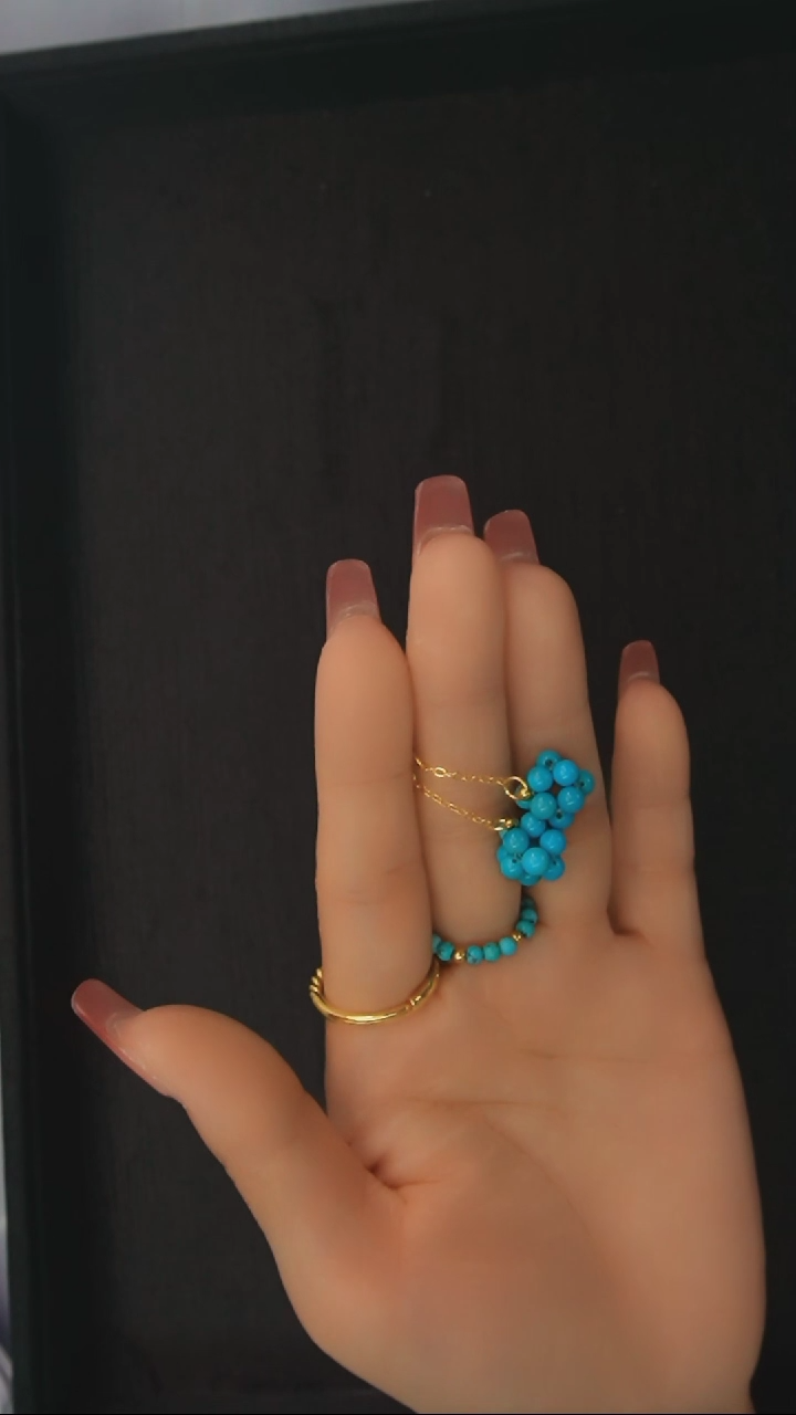 【闪购商品】绿松石耳环银S925镶嵌发货一件