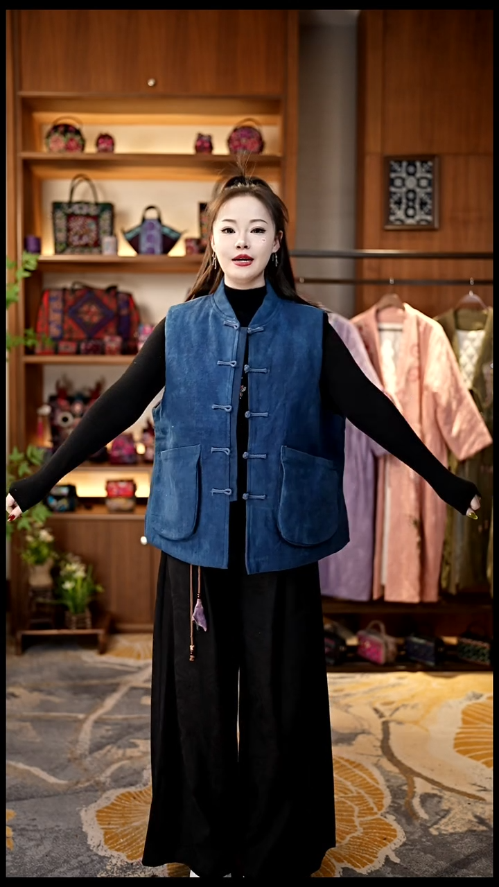 刺绣私人定制苗族手工衣服Z9131