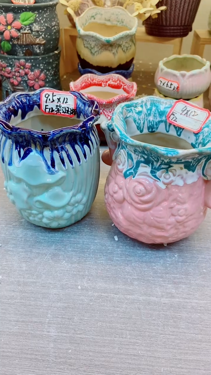 【闪购商品】陶瓷@@F12紫涵桩2件套