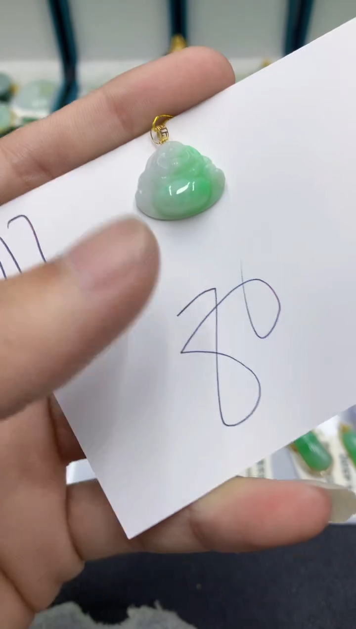 【闪购商品】翡翠颈饰18K金镶嵌翡翠