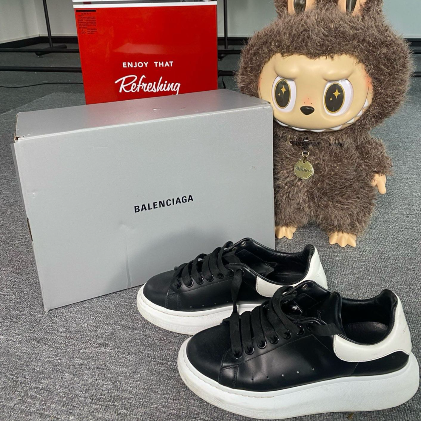 95新 Alexander McQueen/亚历山大·麦昆 时尚板鞋 41码 B10066