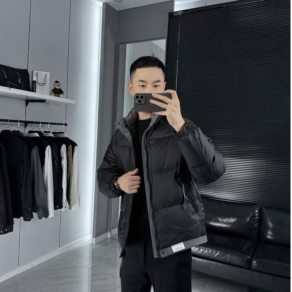 【90白鸭绒】秋冬新款羽绒服时尚夹克保暖休闲羽绒服男冬季潮流青年