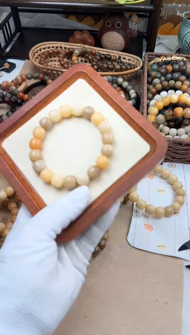 手串菩提根/象牙果a183 卡13 干磨海子