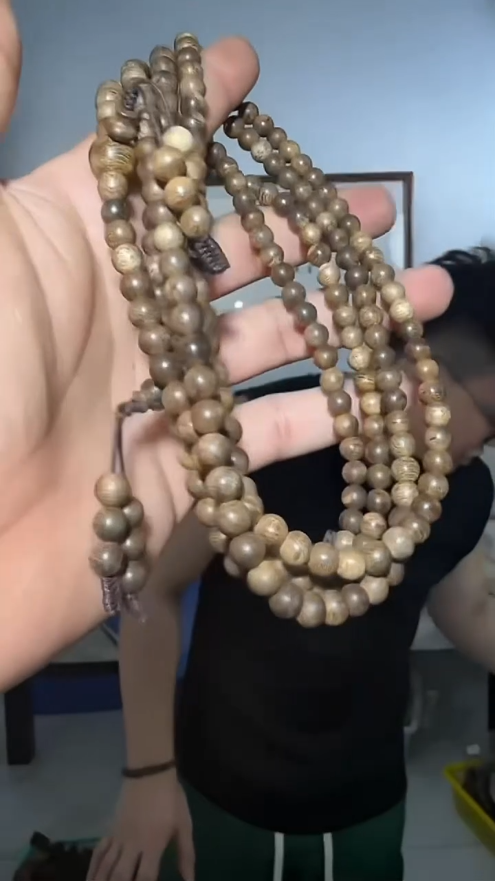 沉香手串93号尖峰岭长串0.6多样性发一