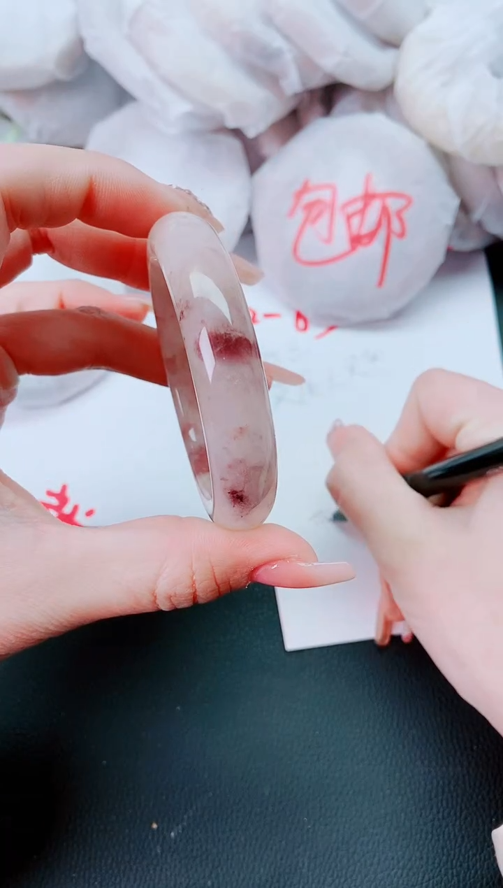 【闪购商品】石英质玉手镯未镶嵌J127-55-54