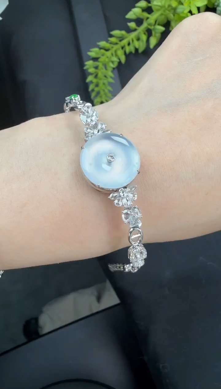 未镶嵌手链翡翠翡翠手链