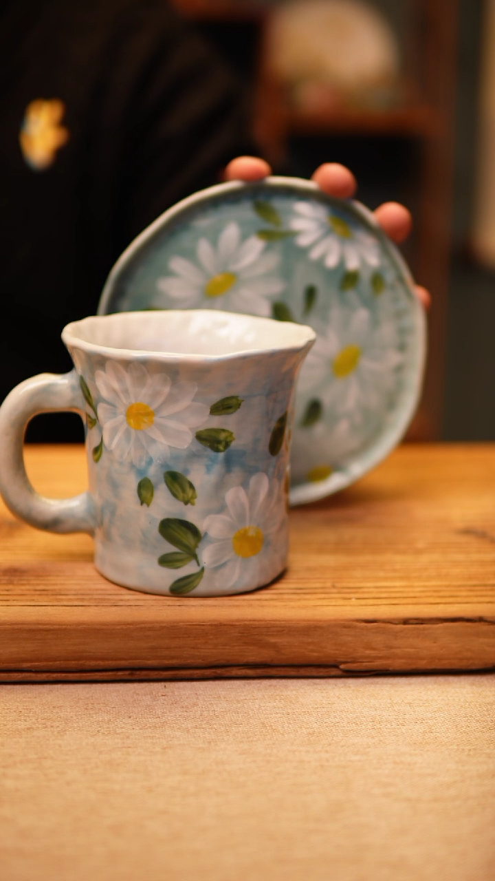 【闪购商品】@@陶园瓷舍@@纯手工手绘@高温釉下彩