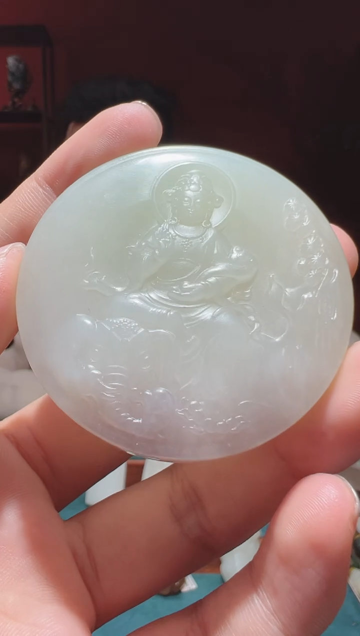 【闪购商品】和田玉吊坠(不含链)未镶嵌1