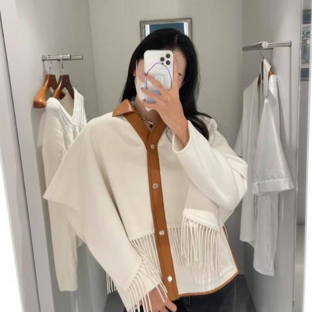 95新 Hermes/爱马仕 海囤/爱马仕上衣/山羊绒/36码/uu33061