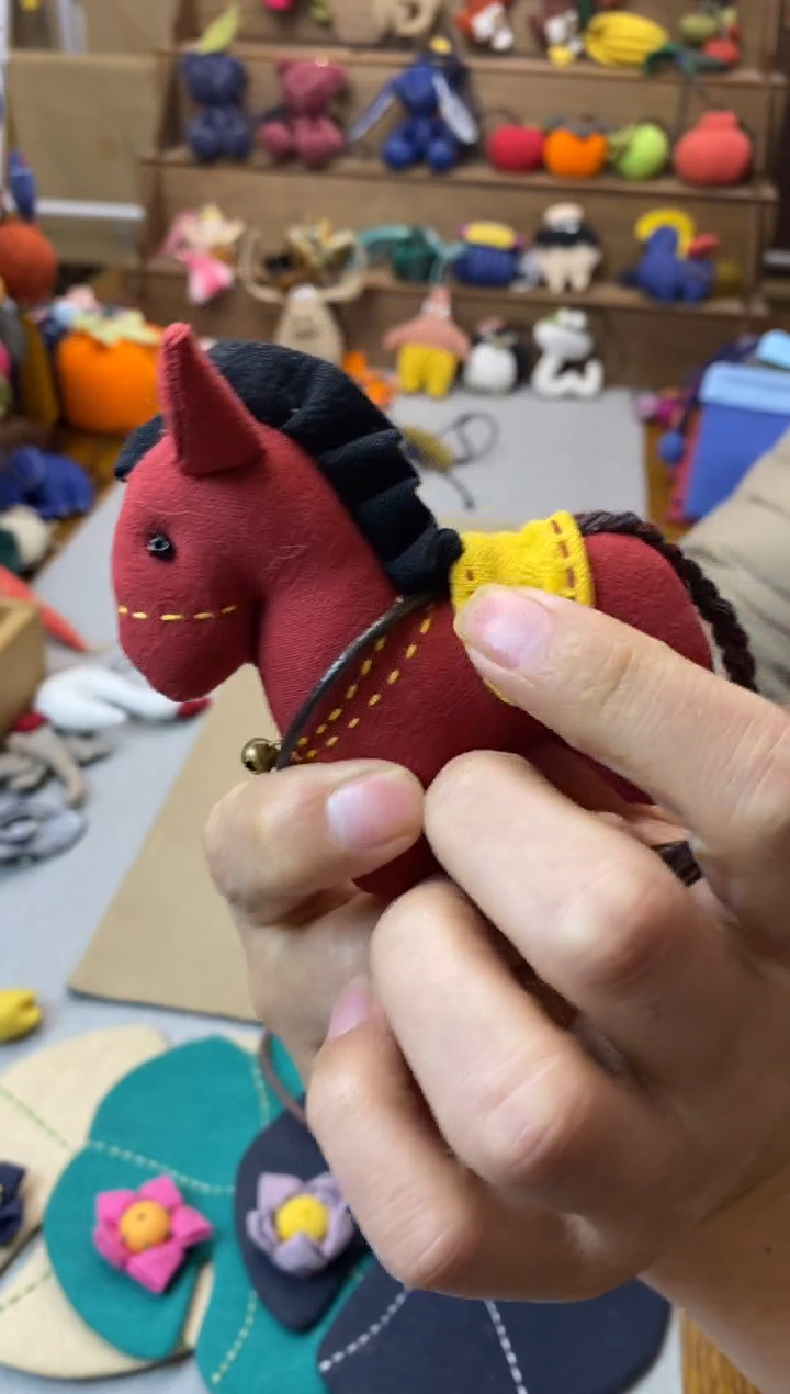 布艺小马（红马）饰品