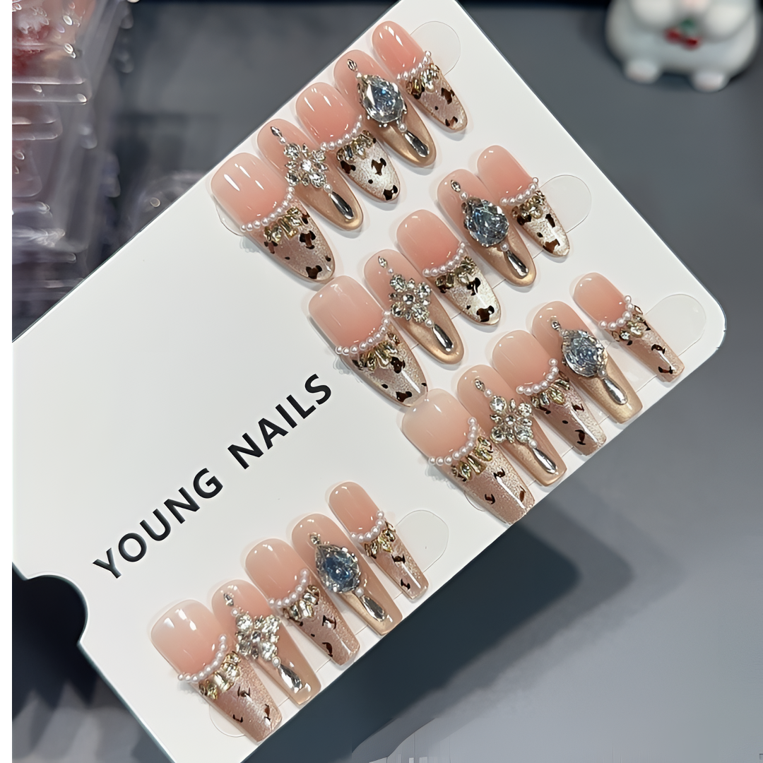 【珠钻豹奢】手工穿戴甲