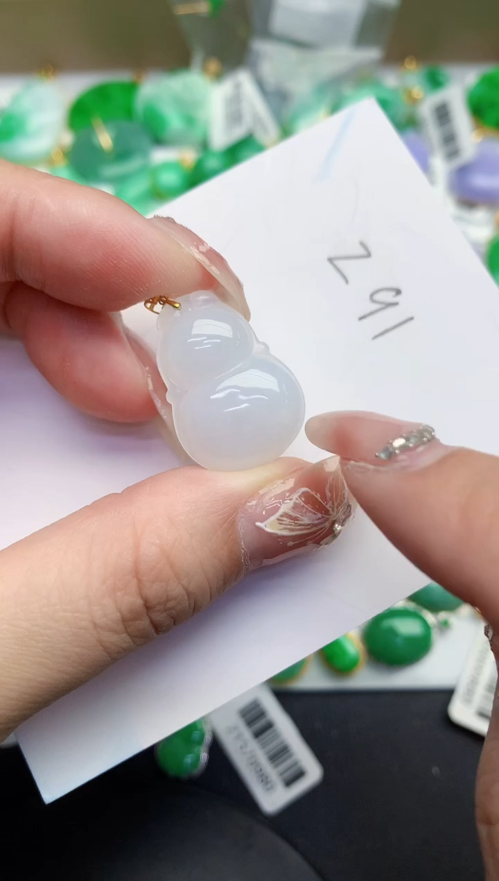 【闪购商品】翡翠颈饰18K金镶嵌0000000000