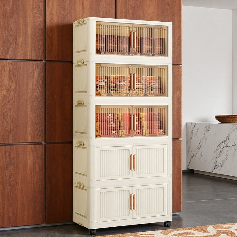 （50CM直径）免安装收纳柜客厅宝宝玩具储物柜卧室床头柜儿童衣柜