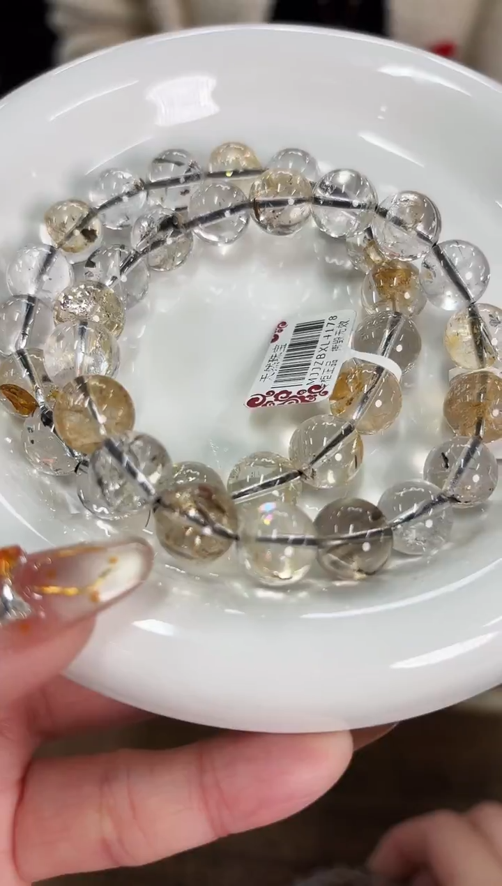 银S925镶嵌手链水晶MJJZBXL4178水晶手串11+多样性发一