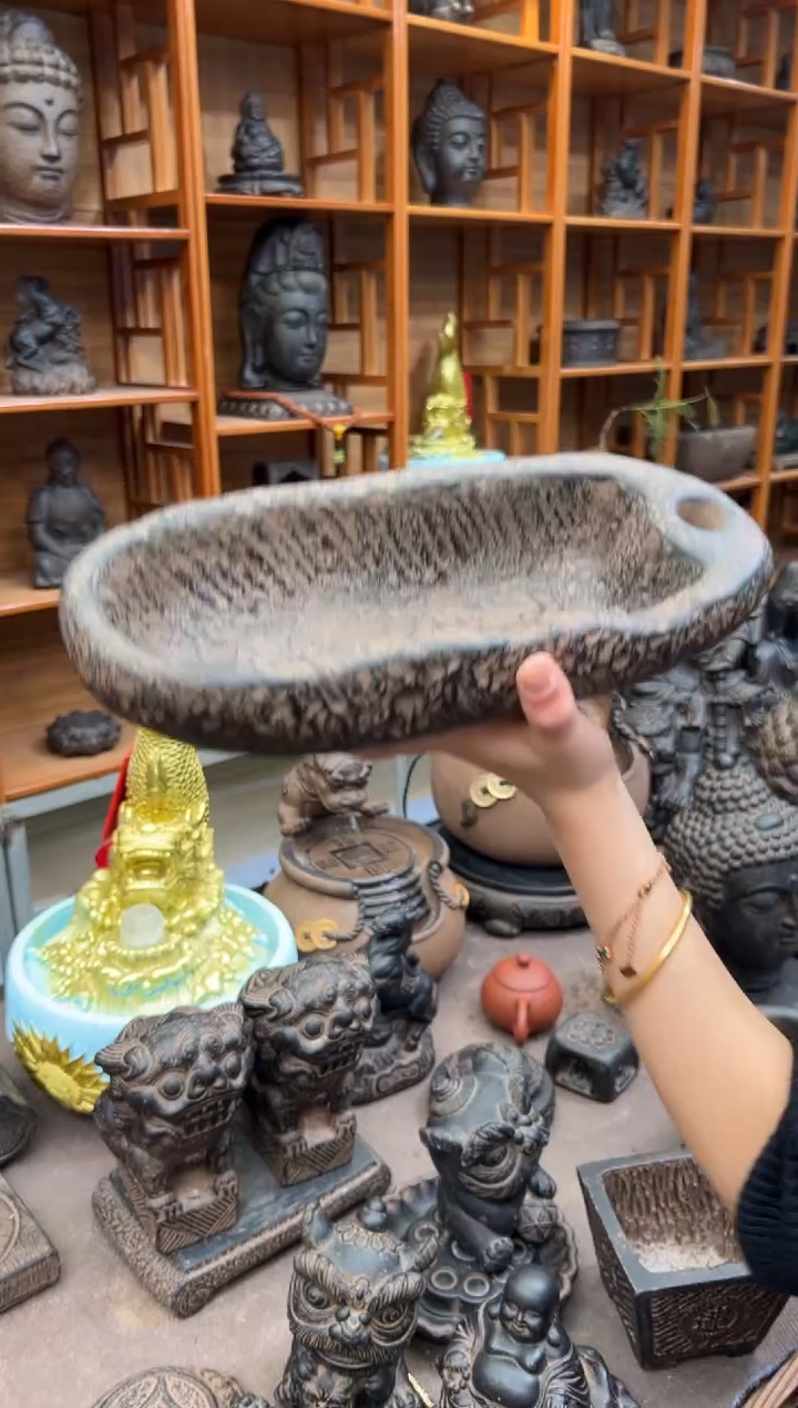 陶土【火山泥】牛槽盆