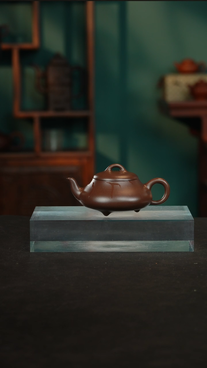 【闪购商品】紫砂茶壶07汉棠石瓢