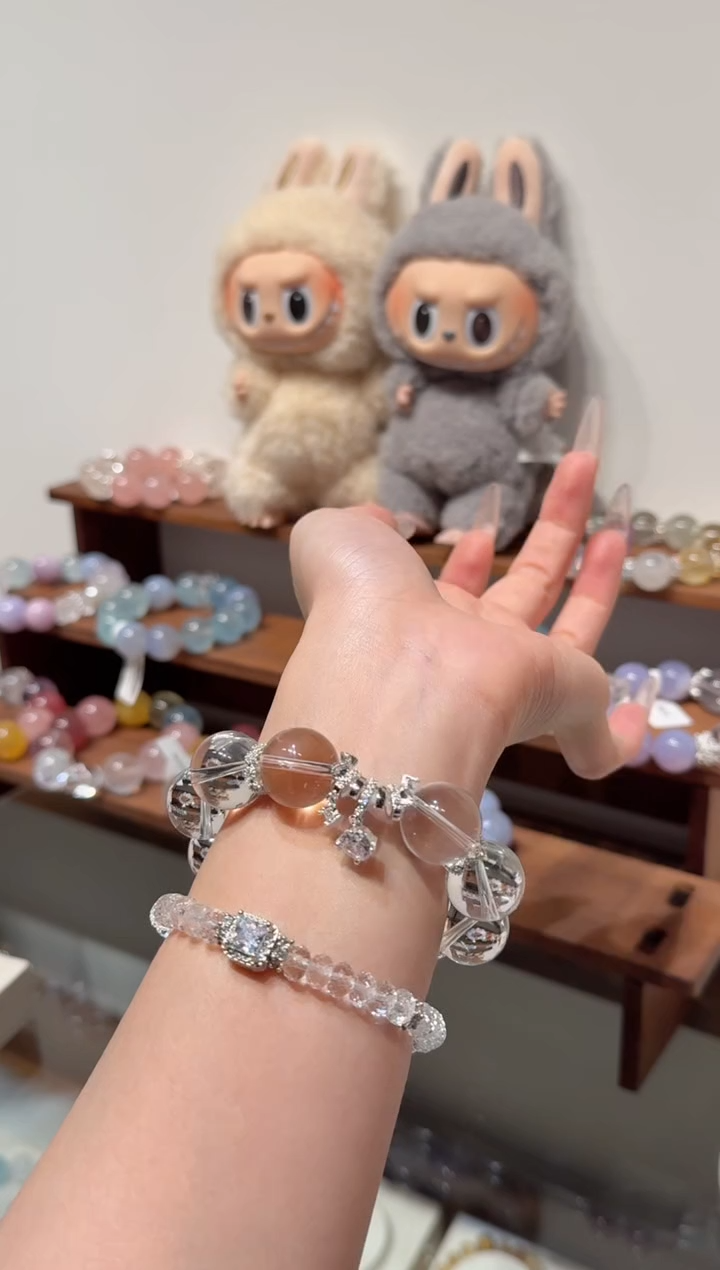 水晶手串未镶嵌）拍4单发一串 拍1单发单珠 多样性发货